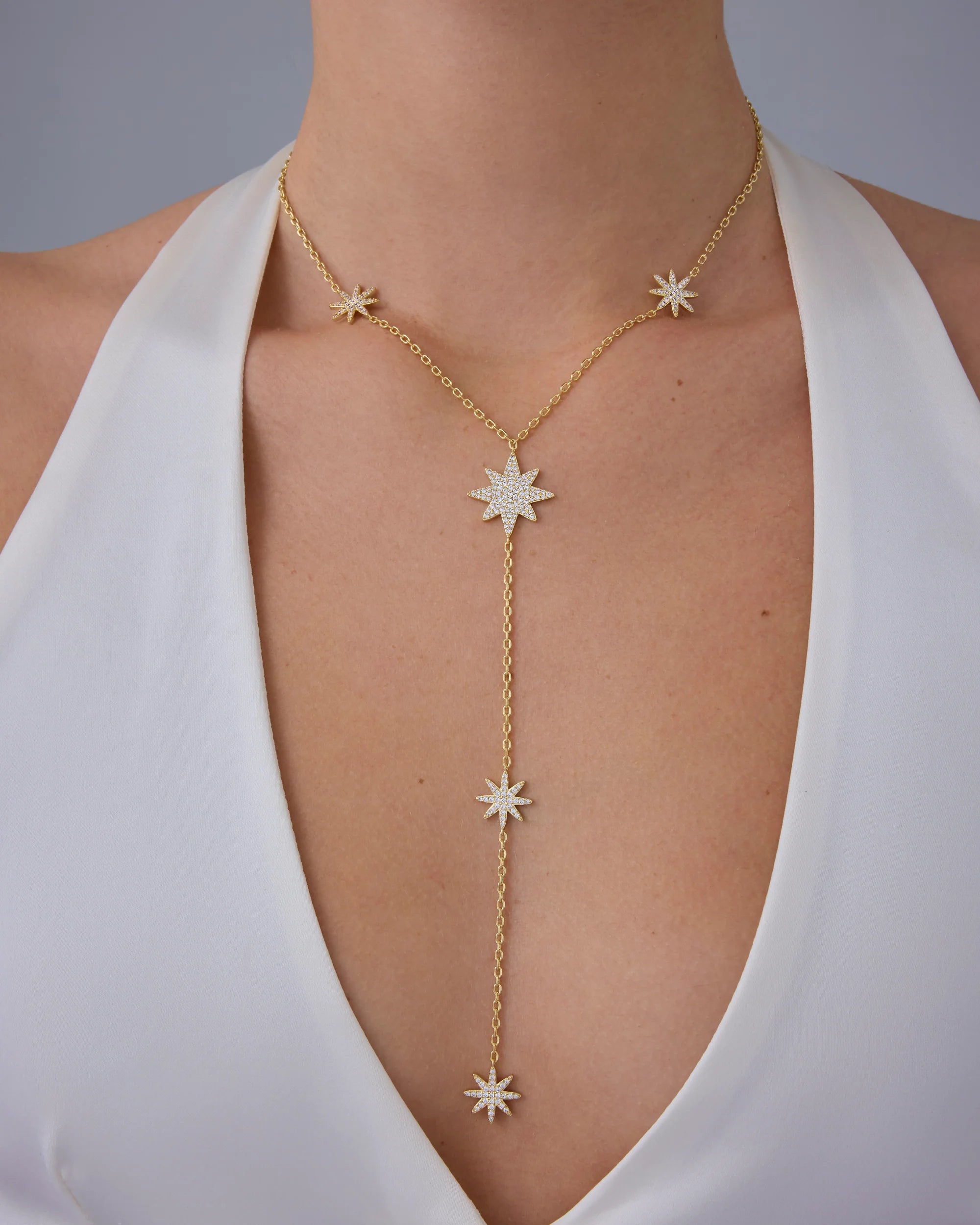 Starburst Lariat Necklace