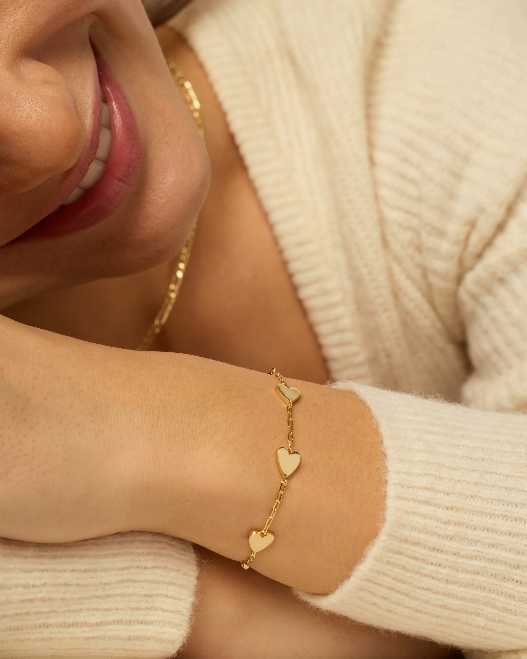 Station Heart Bracelet