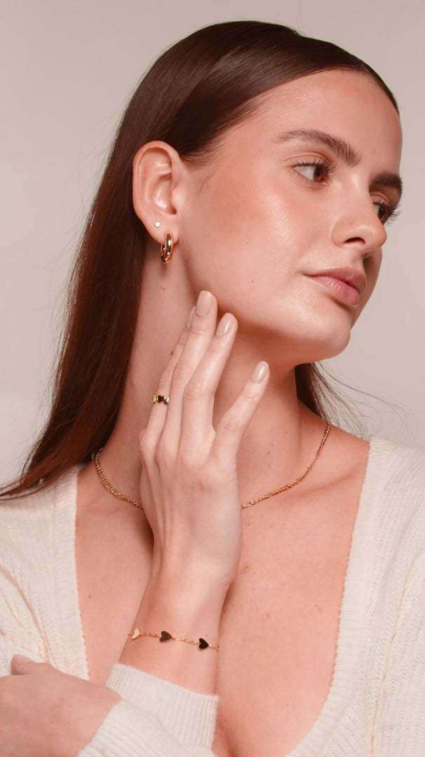 Station Heart Bracelet