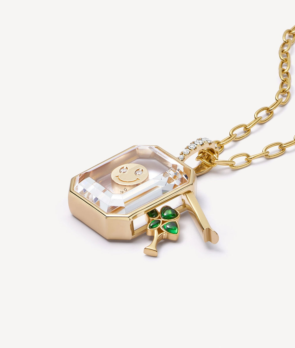 Baguette Charm Necklace