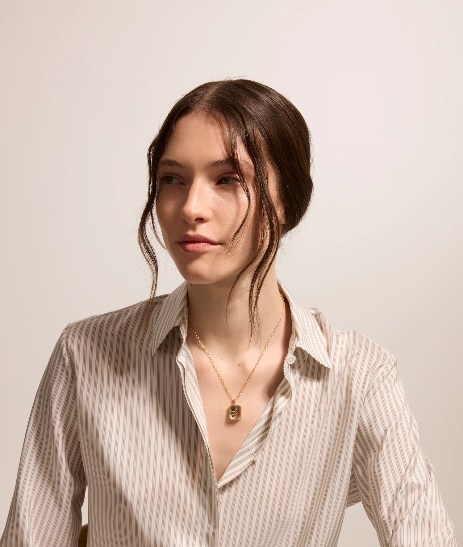 Baguette Charm Necklace