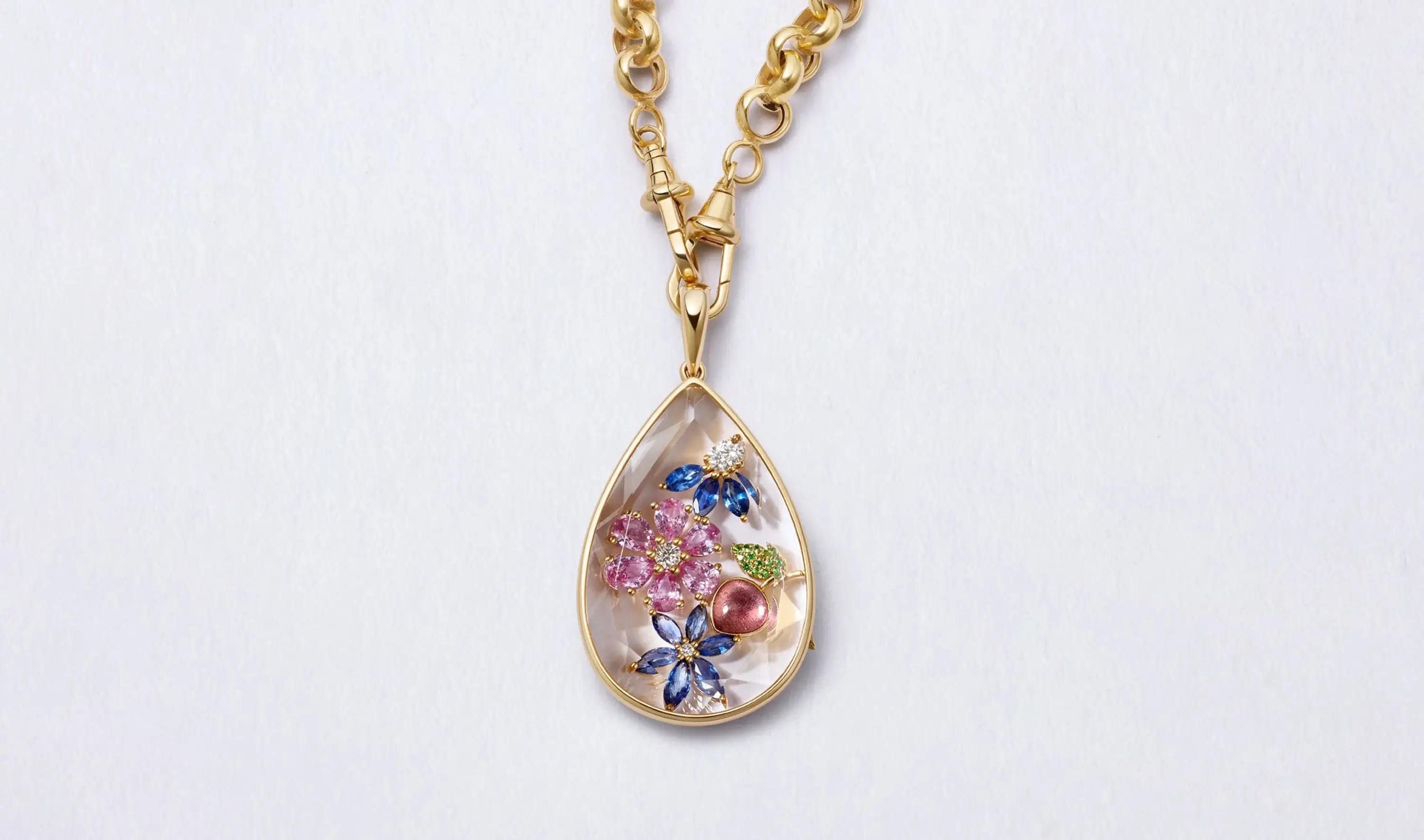 Grace Drop Charm Necklace