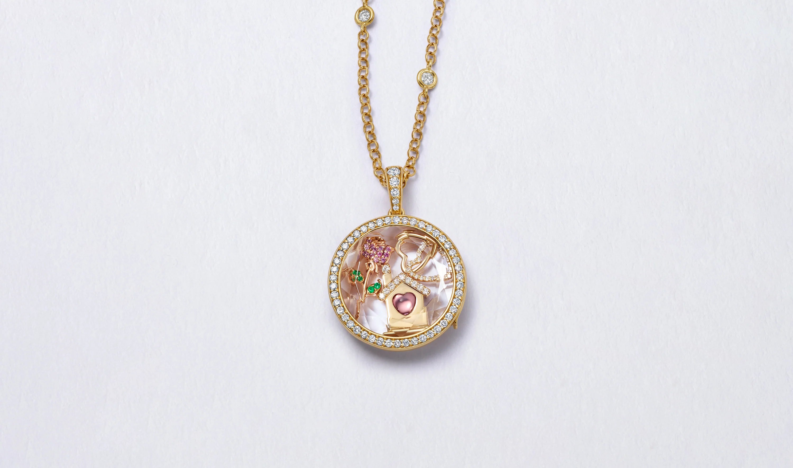 Eternal Circle Charm Necklace
