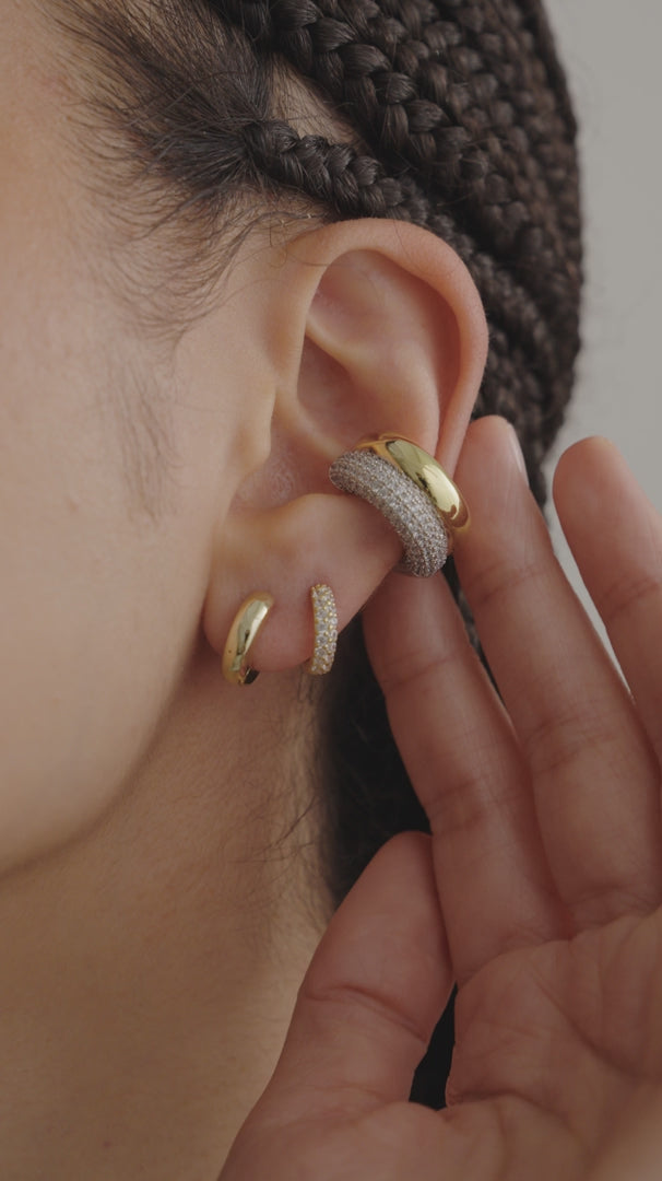 Chunky Pave Ear Cuffs